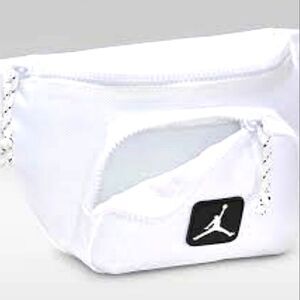 Jordan Rise Crossbody Bag- White